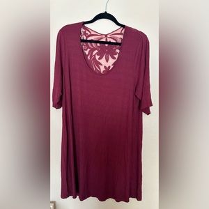Maroon Dress